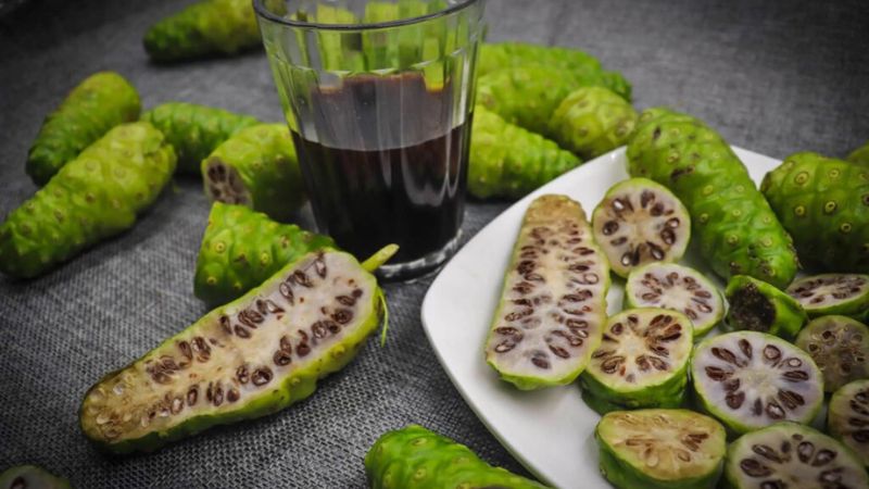 Trái nhàu ngâm rượu với đường phèn trị bệnh gì