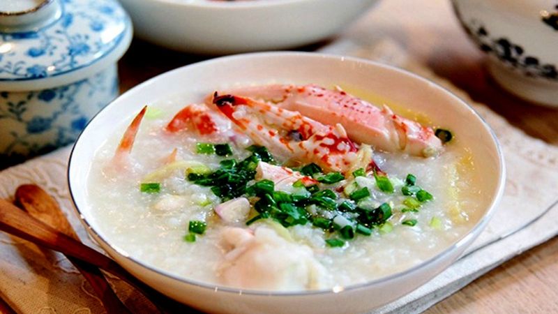Cháo ghẹ kỵ với gì? cua, ghẹ không nên ăn với gì